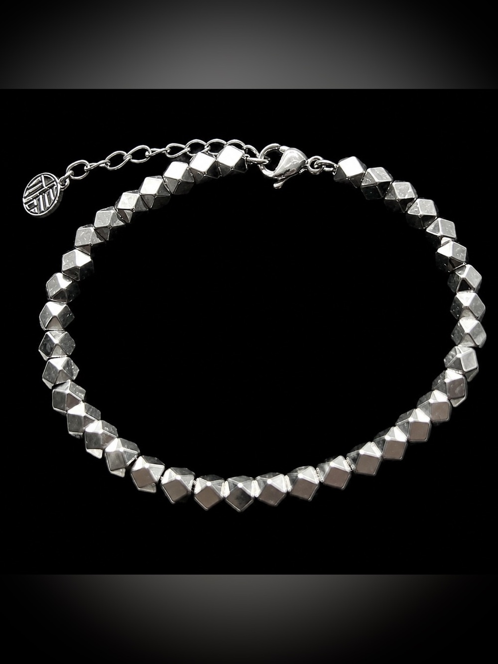 🔥NWT 925 look blessing/fortune chain bracelet 6.5”- 8” extender.